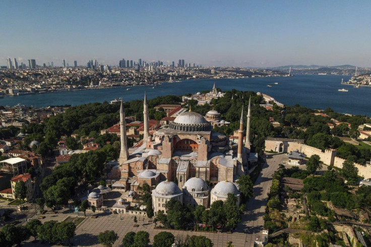 The sixth-century edifice -- whose stunning architecture is a magnet for tourists worldwide -- has been a museum since 1935, open to believers of all faiths