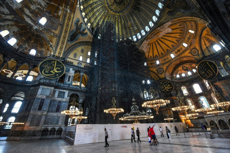 Hagia Sophia is a UNESCO World Heritage site