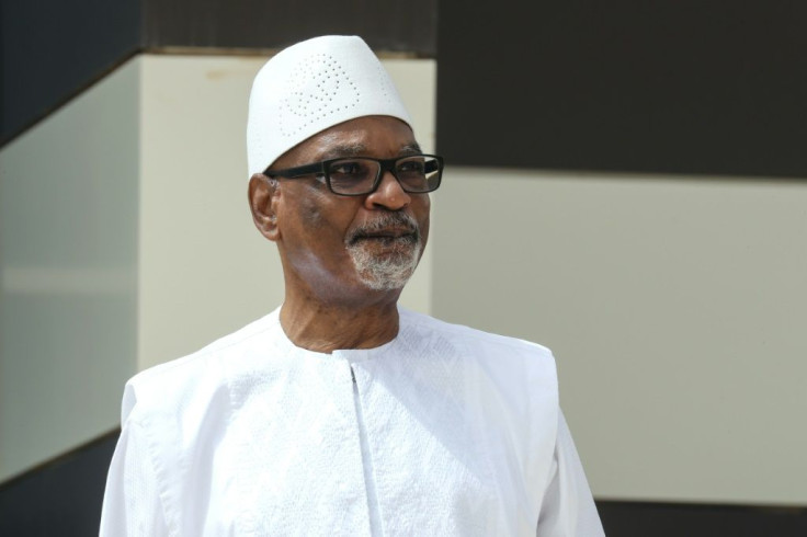 Under pressure: Malian President Ibrahim Boubacar Keita, pictured at a Sahel summit in the Mauritanian capital of Nouakchott on June 30