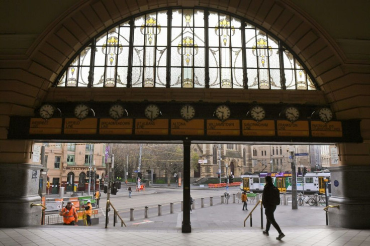 Usually-bustling parts of Melbourne are deserted amid a lockdown in the city