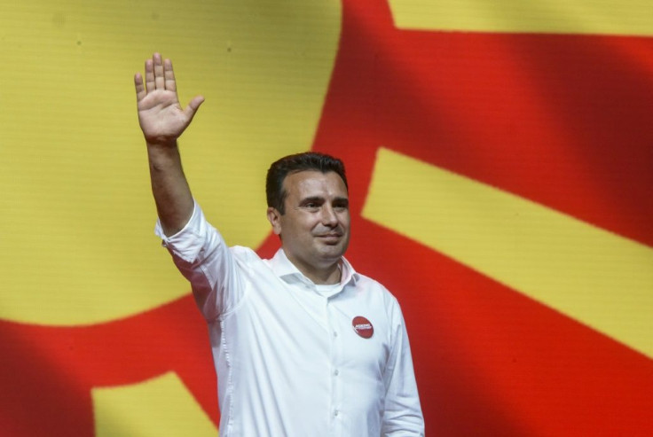 Zoran Zaev, leader of the ruling SDSM party is touting his success in ushering the country into NATO and getting a green light to start EU membership talks
