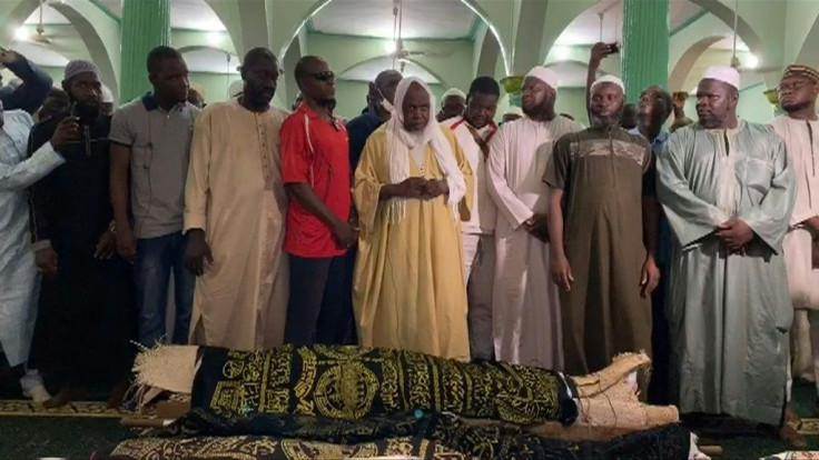 Malian imam and opposition movement leader Dicko leads funeral prayers for clash victims