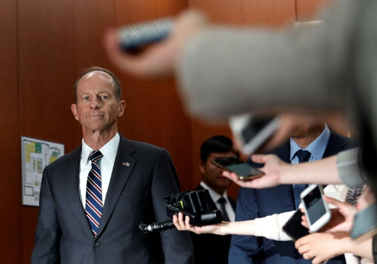 US Assistant Secretary of State for the Bureau of East Asian and Pacific Affairs David Stilwell, seen here in Seoul in July 2019, has likened Chinese state enterprises to the British East India Company