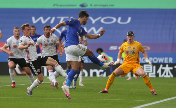 Leicester's Ayoze Perez scored in the win against Sheffield United