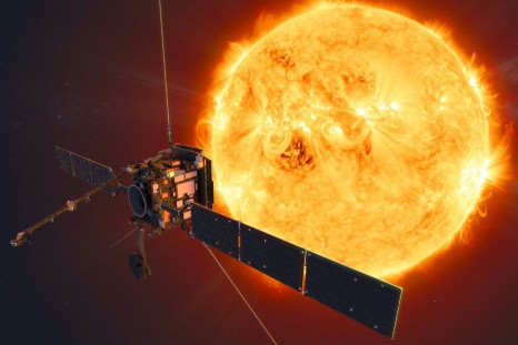 This handout illustration image released by The European Space Agency, shows an artist's impression of The Solar Orbiter in Space