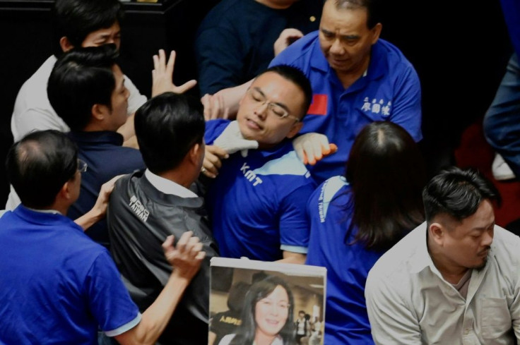 Legislators brawl in the chamber