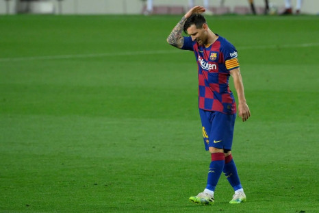 Lionel Messi vented his frustration on Thursday night as Barcelona surrendered the La Liga title to Real Madrid.