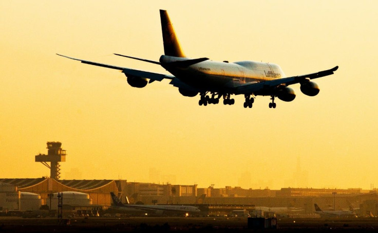 The sun appears to be setting on jumbo jets