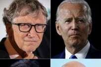 Hacked Twitter accounts included those of (L-R, top to bottom) Microsoft founder Bill Gates, Democratic presidential candidate Joe Biden, SpaceX founder Elon Musk and Amazon founder Jeff Bezos