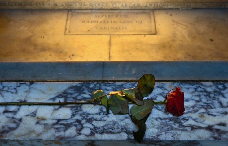 A red rose graces his grave all year round