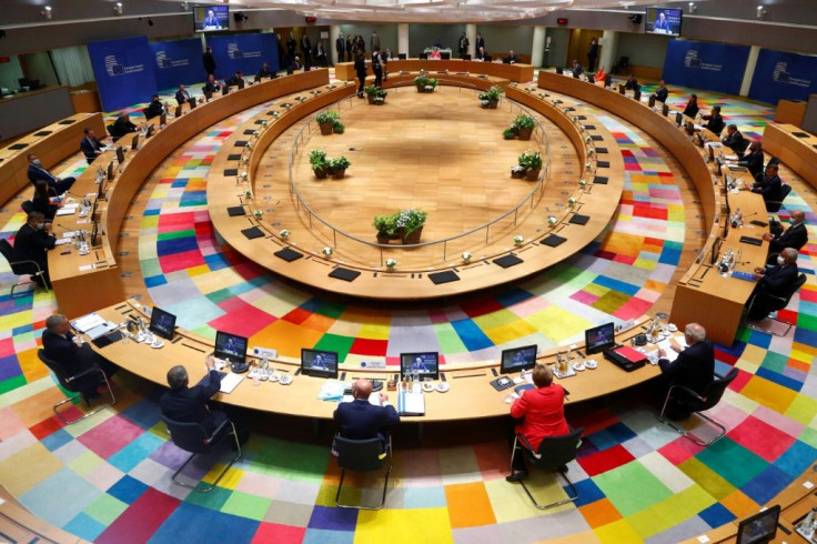 The EU leaders return to their conference hall for a second day hoping to find a compromise on a recovery plan that ran into stiff Dutch and Austrian resistance