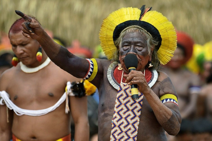 Indigenous leader Raoni Metuktire of the Kayapo tribe (pictured January 2020) Raoni, a chief of the Kayapo people in northern Brazil, was hospitalized for weakness, shortness of breath, poor appetite and diarrhea