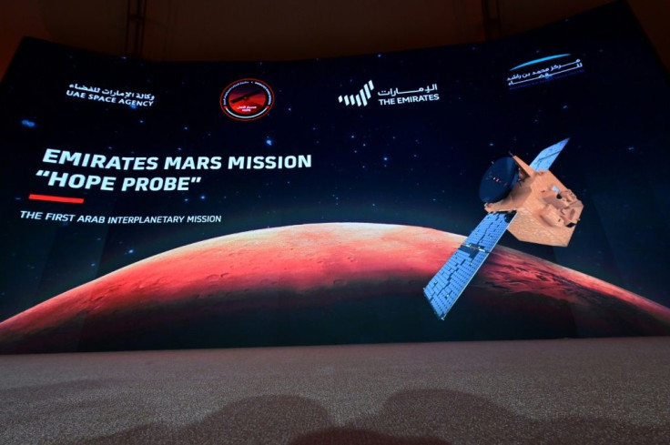 The "Hope" probe will not land on the Red Planet, but instead orbit it for a whole Martian year