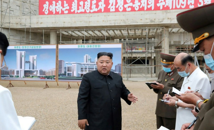 North Korean leader Kim Jong Un inspects the Pyongyang General Hospital project