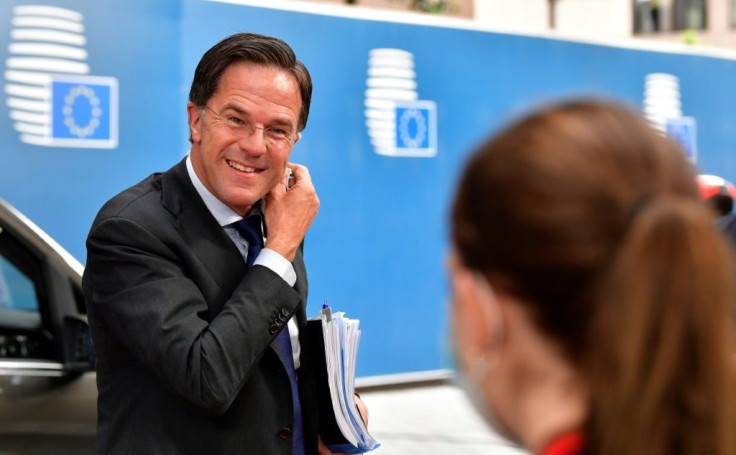 At home, Rutte is known for his cheery personality that helps him get along with all sides of the country's fragmented political spectrum