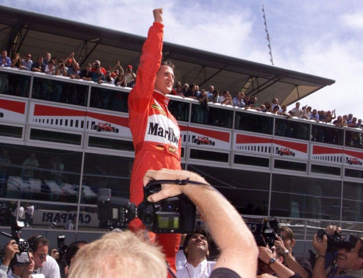 People's choice: Michael Schumacher waves to the tifosi after qualifying at Monza in 2006 where he went on to win the race