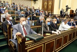 Egypt's parliament voted Monday in favour of a deployment of troops in light of "threats" from the west