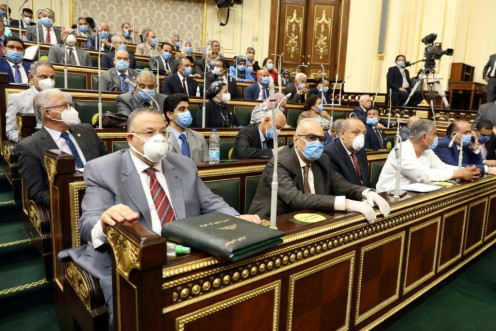 Egypt's parliament voted Monday in favour of a deployment of troops in light of "threats" from the west