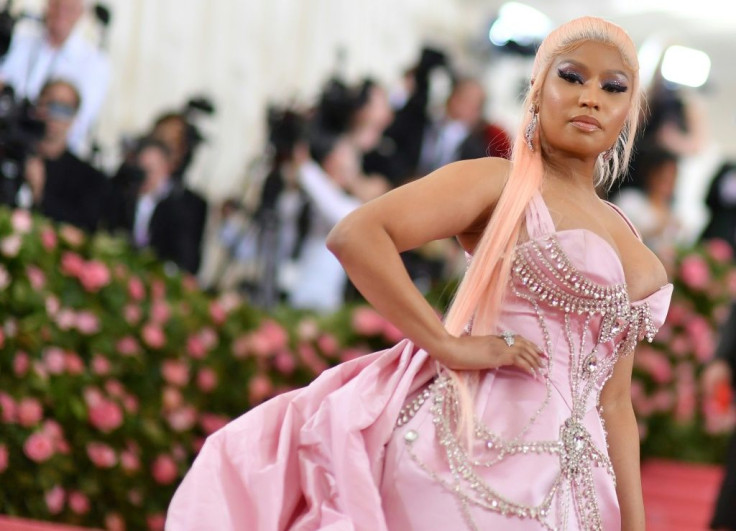 US rapper Nicki Minaj (pictured May 2019) posted a series of highly stylized baby bump photos on Instgram to announce her pregnancy