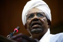 A file photo taken on April 1, 2019 of former Sudanese president Omar al-Bashir