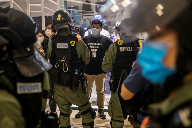 Hundreds were detained and searched throughout the night