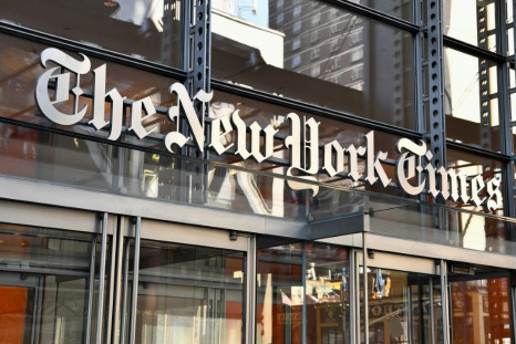 The headquarters of The New York Times