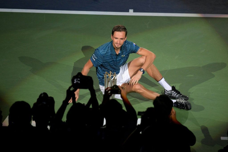 Daniil Medvedev of Russia won last year's Shanghai Masters