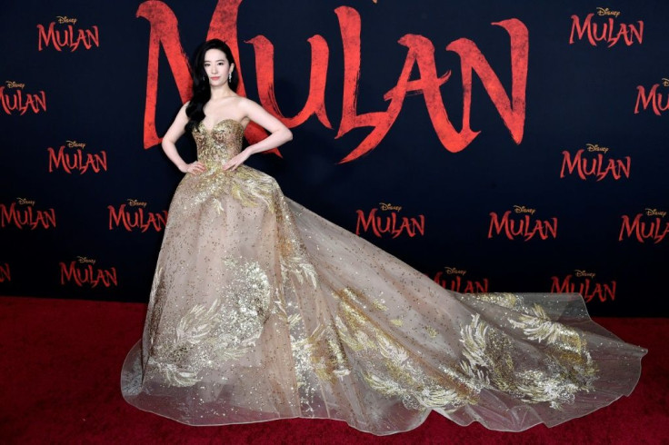 "Mulan" star Yifei Liu is pictured March 9, 2020, at the Los Angeles premier of the film -- which has been postponed a third time due to the coronavirus pandemic