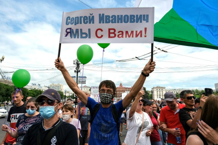 Residents of Khabarovsk near the border with China have taken to the streets en masse since the head of their region Sergei Furgal was arrested by federal law enforcement and flown to Moscow on murder charges earlier this month