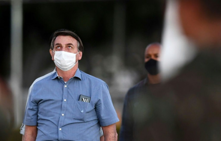 Brazilian President Jair Bolsonaro says he has tested negative for the coronavirus