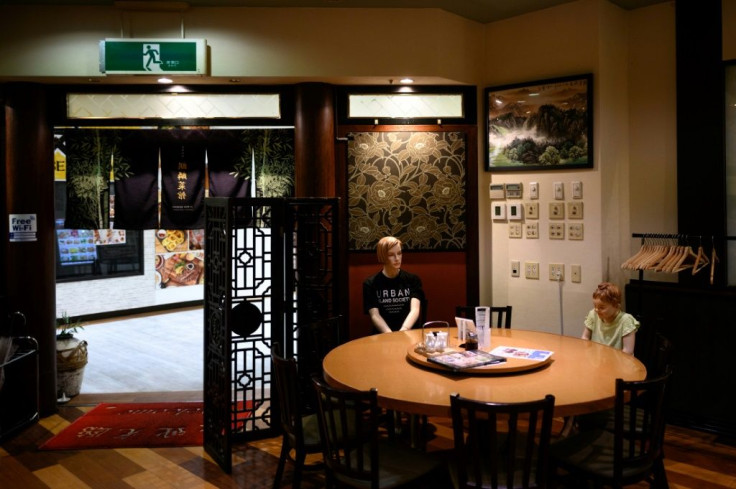 The lifelike models have startled some of the regular customers at the Tokyo restaurant
