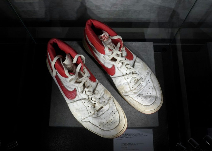 The Air Ship sneakers that Michael Jordan wore at the start of his rookie season with the Chicago Bulls are expected to sell for up to $550,000