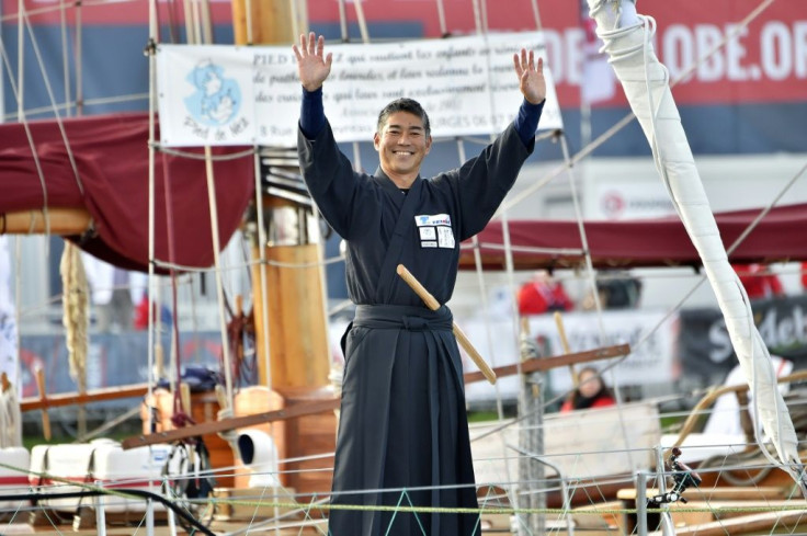 'Like a UFO': Japanese sailor Kojiro Shiraishi before the start of the 2016 Vendee Globe