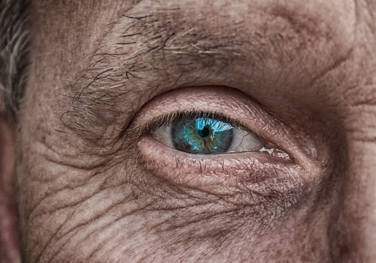 eye of an old woman
