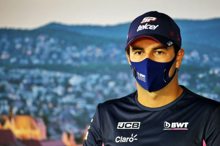 Sergio Perez pictured at the Hungarian Grand Prix earlier this month
