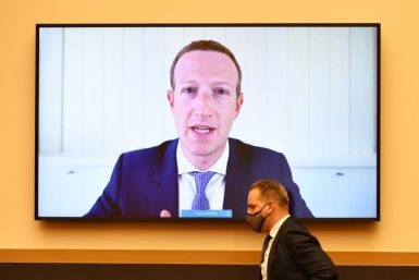 Facebook CEO Mark Zuckerberg discussed the social network's quarterly results a day after his testimony by video, seen here, before a congressional antitrust panel