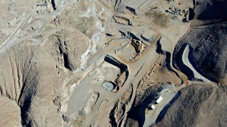 A view of the San Jose mine in Chile, where 33 miners were trapped underground for more than two months in 2010