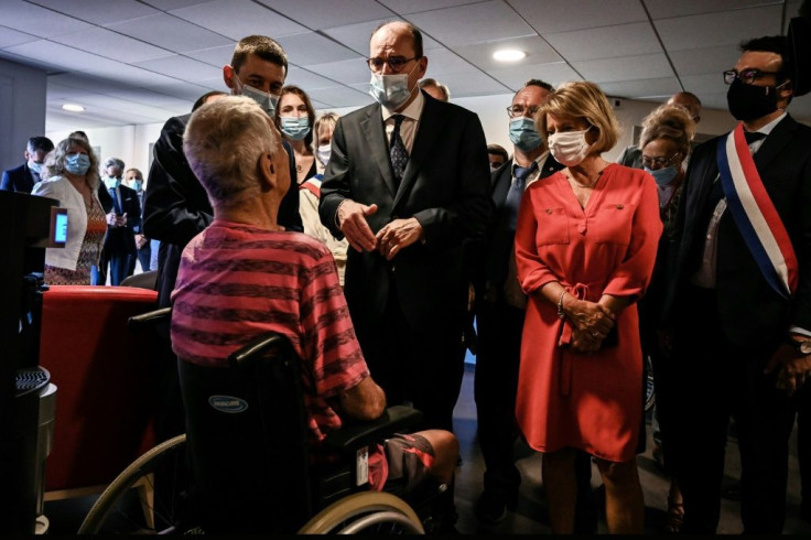 French Prime Minister Jean Castex warned of heat risks while visiting a retirement home