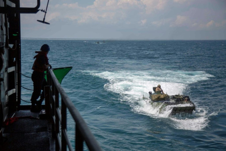 One US Marine is dead and eight others remain missing after an amphibious assault vehicle like this AAV-P7/A1 sank in deep water off the California coast during routine training exercises