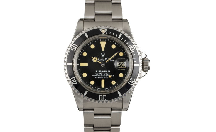 24 Vintage 1980 Rolex Submariner 1680 Feet First Dial