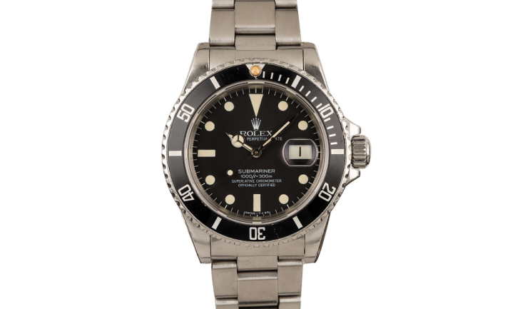 27 Vintage 1982 Rolex Submariner 16800 Matte Tritium Dial