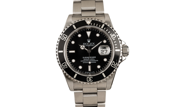 39 Used Rolex Black Dial Submariner 16610