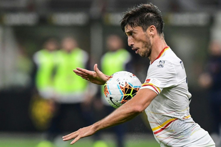 Biagio Meccariello scored but it wasn't enough as Lecce dropped down to Serie B after just one year in Italy's top flight