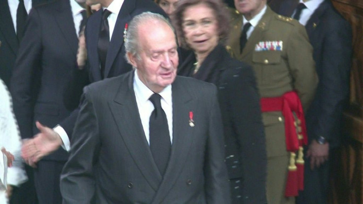 of former king Juan Carlos (AFPTV)NÂ°1T321WSpain's former king Juan Carlos, who is under investigation for corruption, announced he plans to go into exile, the royal palace says.