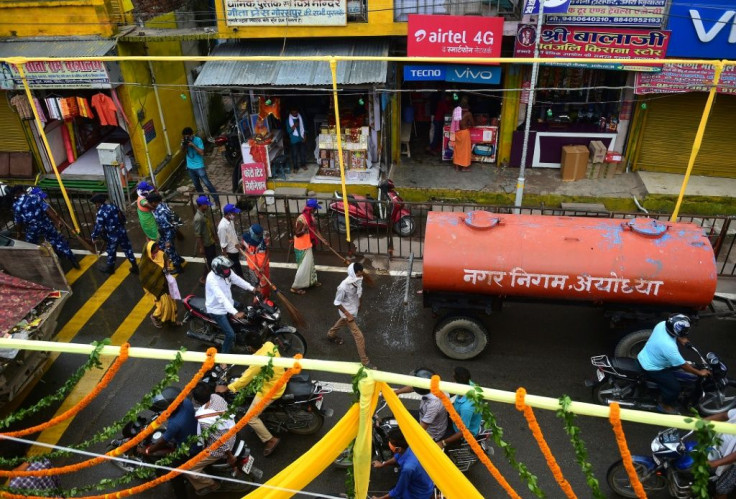 Construction of the temple is expected to start with a colourful and grand ceremony, despite coronavirus fears