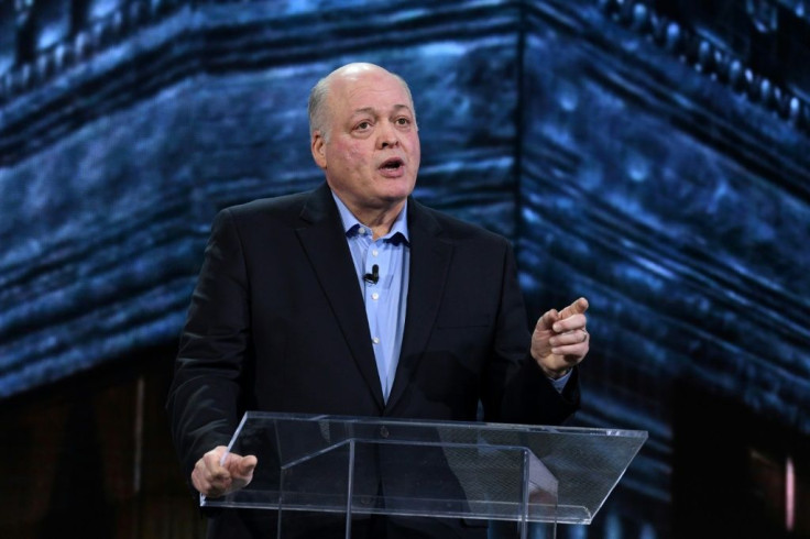 Ford announced that Jim Hackett, shown here in 2018, will step down as CEO of the company and be replaced by Jim Farley