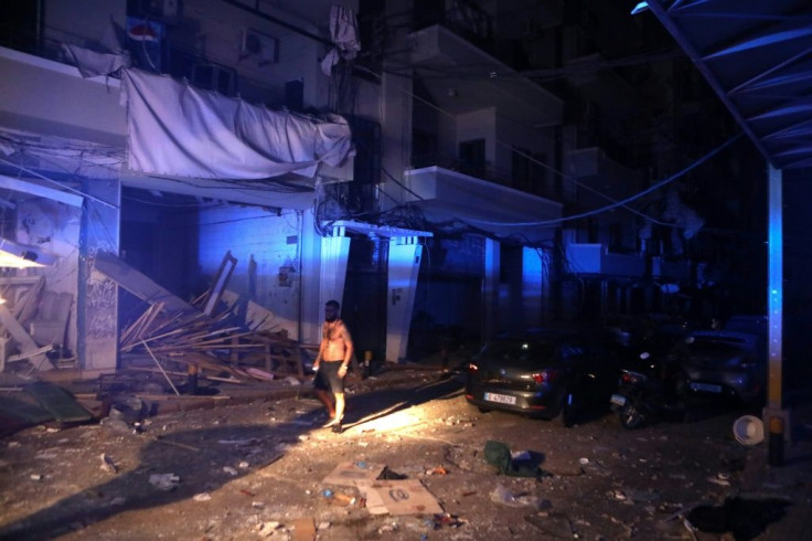 AFP correspondents across the city saw shop and apartment windows blown out and streets covered with broken glass