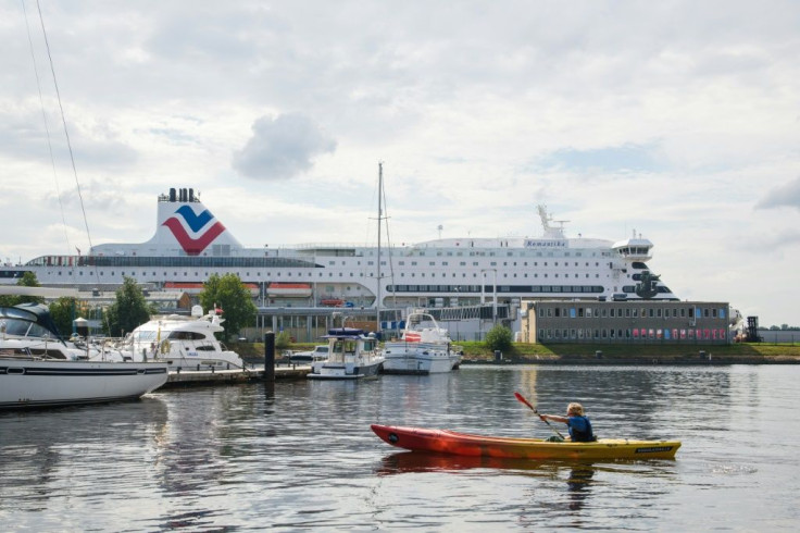 Pictured here in a rented kayak, Bardelis' epic ocean journey was in a seven-metre plywood boat, with no engine and no sails