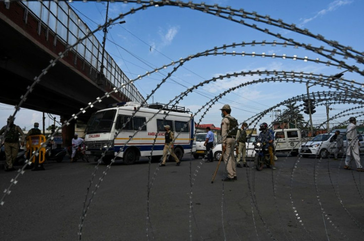 Indian-administered Kashmir was placed under lockdown for the anniversary