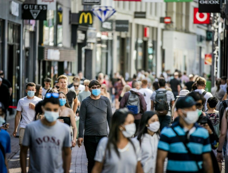 In the Netherlands, mandatory mask-wearing measures came into force in Rotterdam and in some busy neighborhoods of Amsterdam, including its famous red-light district